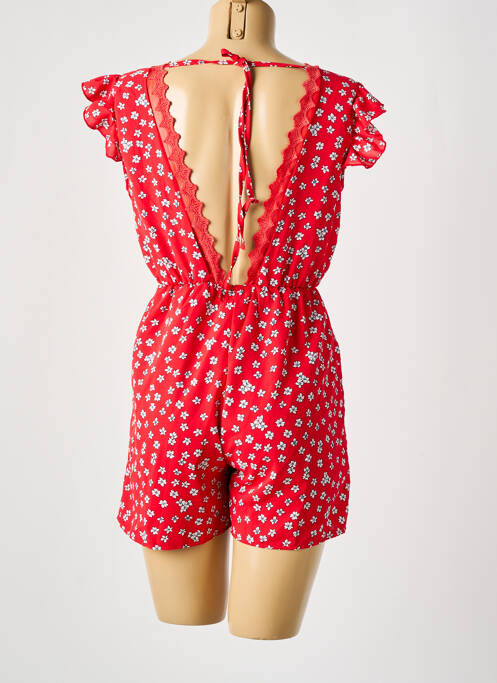 Salopetă scurtă roșu LILIE ROSE femeie