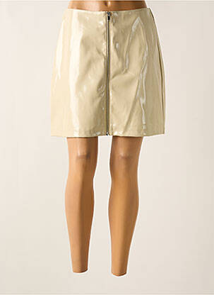 Fustă scurtă bej VILA femeie