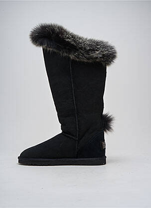 Cizme nubuc toc plat până la 3 cm negru AUSTRALIA LUXE COLLECTIVE femeie