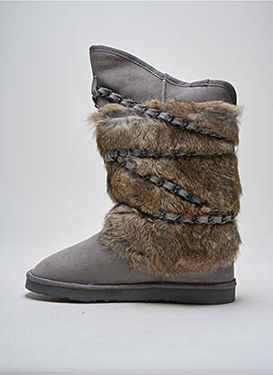 Botine/ghete umplută toc plat până la 3 cm gri AUSTRALIA LUXE COLLECTIVE femeie