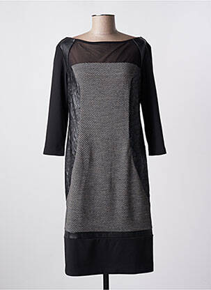 Rochie midi negru SOPHIA CURVY femeie