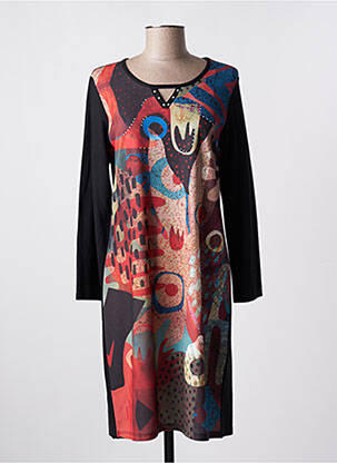 Rochie midi negru KALISSON femeie