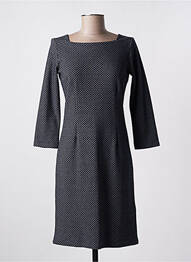 Rochie midi imprimeu fantezie mâneci lungi albastru TOM TAILOR femme