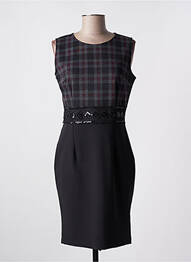 Rochie midi fără mâneci fără mâneci negru MIVITE femme
