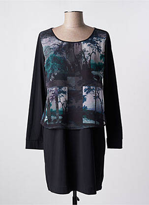 Rochie scurtă mâneci lungi mâneci lungi negru MJ & CO femeie