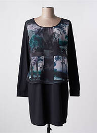 Rochie scurtă mâneci lungi mâneci lungi negru MJ & CO femme