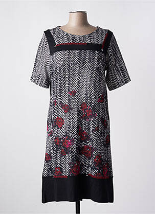 Rochie midi mâneci scurte mâneci scurte negru BAGORAZ femeie
