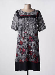 Rochie midi mâneci scurte mâneci scurte negru BAGORAZ femme