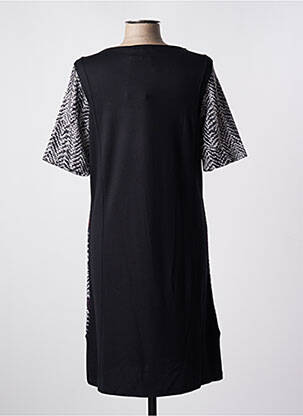Rochie midi mâneci scurte mâneci scurte negru BAGORAZ femeie
