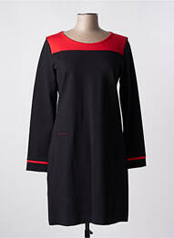 Rochie midi mâneci lungi mâneci lungi negru MJ & CO femeie