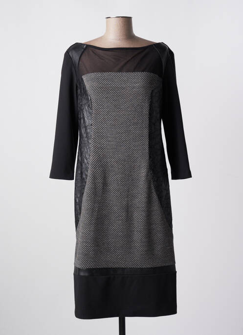 Rochie midi negru SOPHIA CURVY femeie