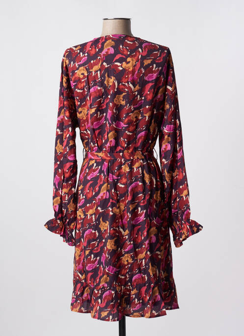 Rochie midi violet POMME ROUGE femeie