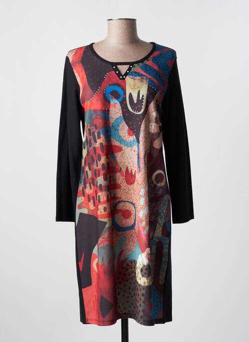 Rochie midi negru KALISSON femeie