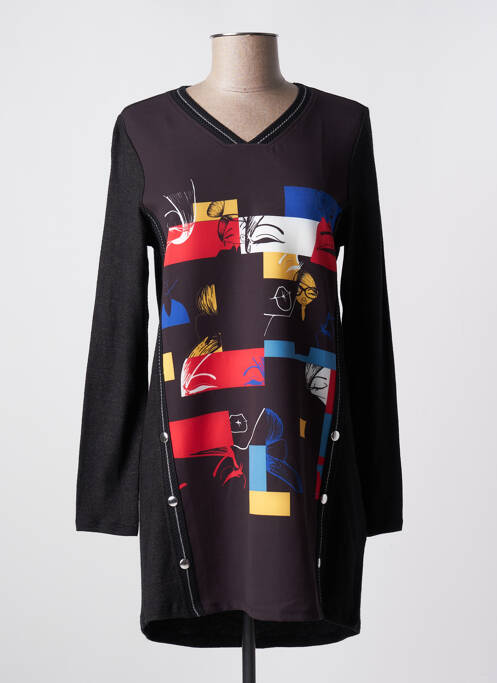 Tunică mâneci lungi negru LE CABESTAN femeie