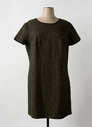 Rochie midi mâneci scurte mâneci scurte verde SIGNE NATURE femeie