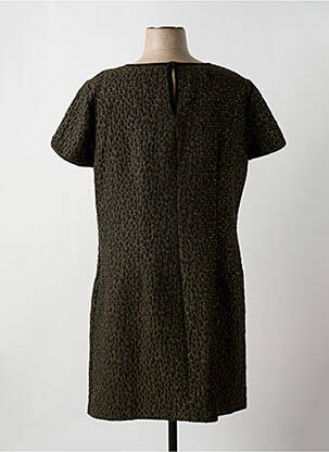 Rochie midi mâneci scurte mâneci scurte verde SIGNE NATURE femeie