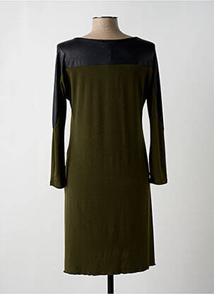 Rochie midi mâneci lungi mâneci lungi verde SPG JENUAN femeie