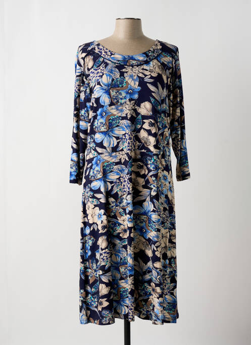 Rochie midi albastru SIGNATURE femeie