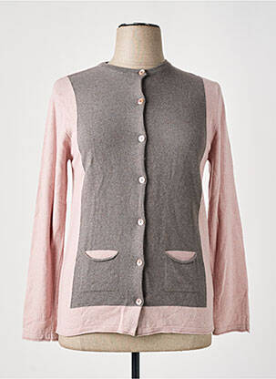 Vestă cu mâneci lungi roz ELLEMME femeie