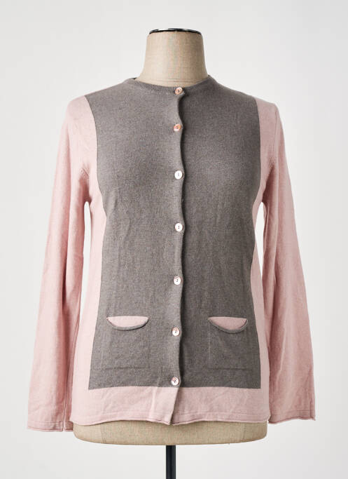 Vestă cu mâneci lungi roz ELLEMME femeie