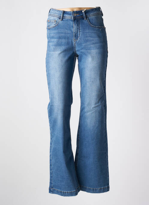 Blugi cu croială evazată albastru RED BUTTON femeie