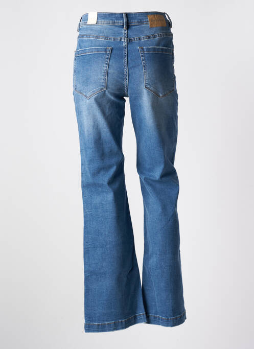 Blugi cu croială evazată albastru RED BUTTON femeie