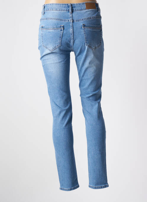 Blugi cu croială slim albastru BS JEANS femeie