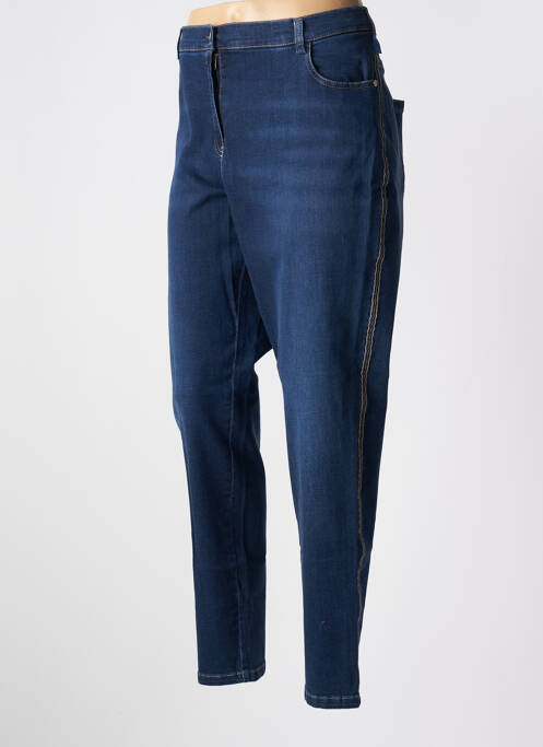 Blugi cu croială slim albastru ADELINA BY SCHEITER femeie