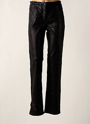 Pantalon slim elasticitate mărime normală negru BRANDTEX femeie