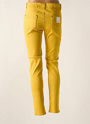 Pantalon slim elasticitate mărime normală galben KALISSON femeie