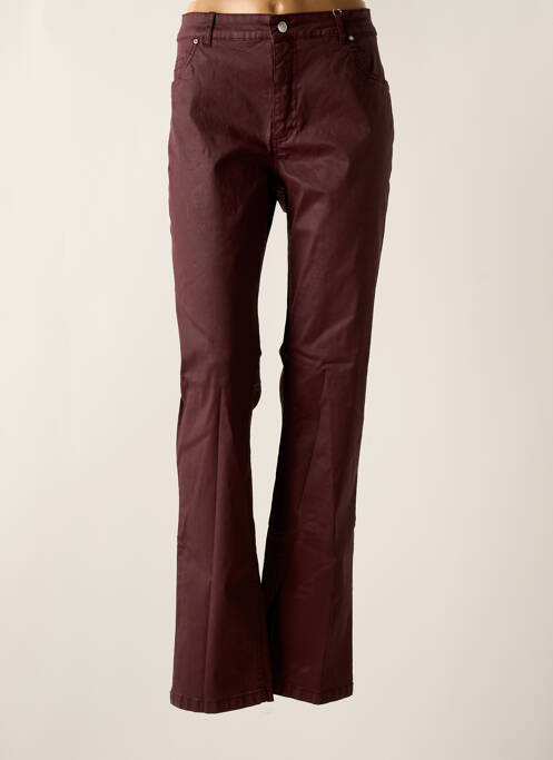 Pantalon drept violet SIGNATURE femeie