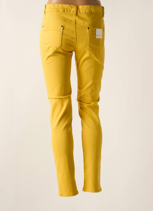 Pantalon slim galben KALISSON femeie