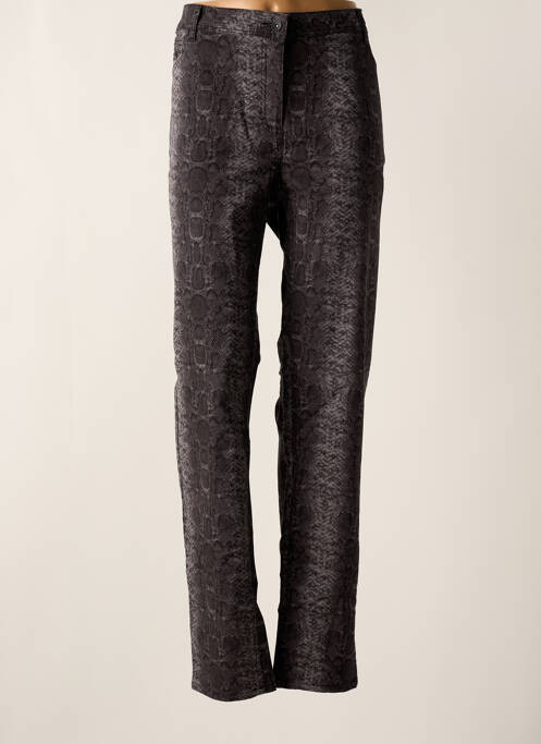 Pantalon drept elasticitate mărime normală gri BRANDTEX femme