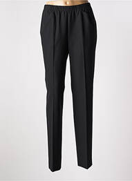Pantalon slim talie elastică talie înaltă negru STARK femme