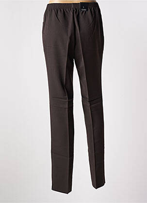 Pantalon slim talie elastică mărime normală maro STARK femeie