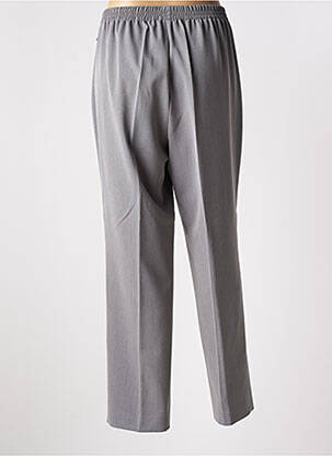 Pantalon slim talie elastică mărime normală gri ADELINA BY SCHEITER femeie