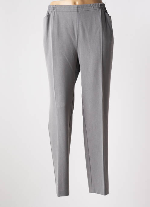 Pantalon slim gri ADELINA BY SCHEITER femeie