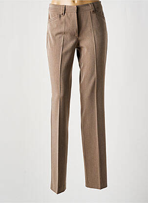 Pantalon drept elasticitate mărime normală bej DIVAS femeie