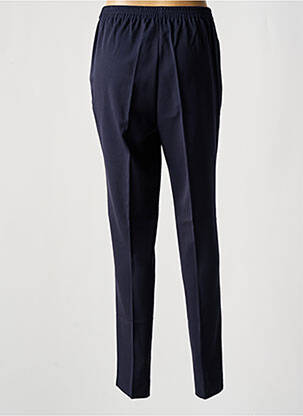 Pantalon slim talie elastică mărime normală albastru ADELINA BY SCHEITER femeie