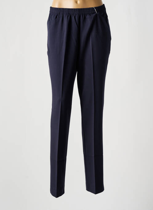 Pantalon slim albastru ADELINA BY SCHEITER femeie