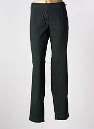 Pantalon drept talie elastică verde ASCARI femme