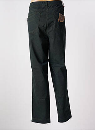 Pantalon drept talie elastică verde ASCARI femeie