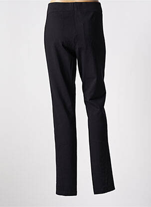 Pantalon slim talie elastică negru SIGNATURE femeie