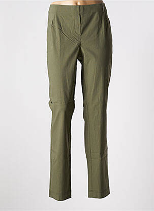 Pantalon subțire verde KJBRAND femeie