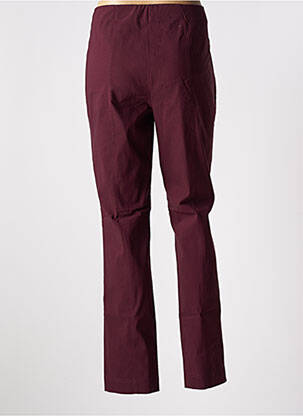 Pantalon slim talie elastică violet ADELINA BY SCHEITER femeie