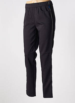 Pantalon 7/8 talie elastică negru ADELINA BY SCHEITER femeie
