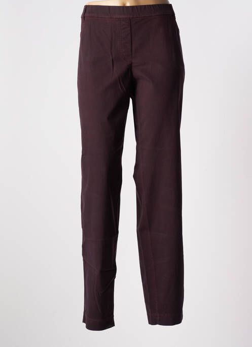 Pantalon drept violet ASCARI femeie
