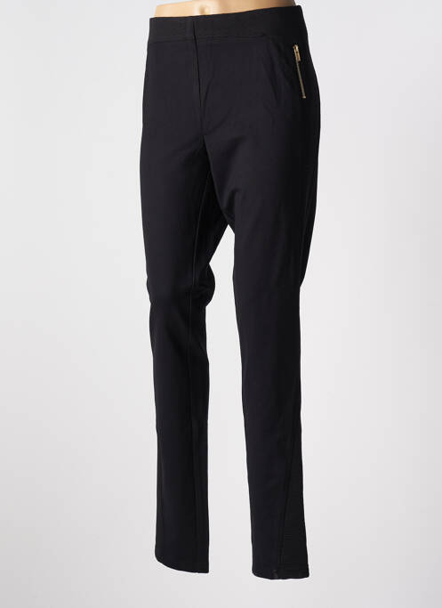 Pantalon slim negru SIGNATURE femeie