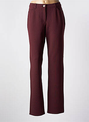 Pantalon drept elasticitate mărime normală roșu STARK femeie