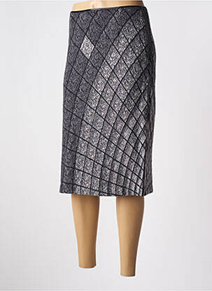 Fustă midi gri SIGNATURE femeie
